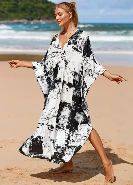 Robe Tropicale en Fibre de Bambou