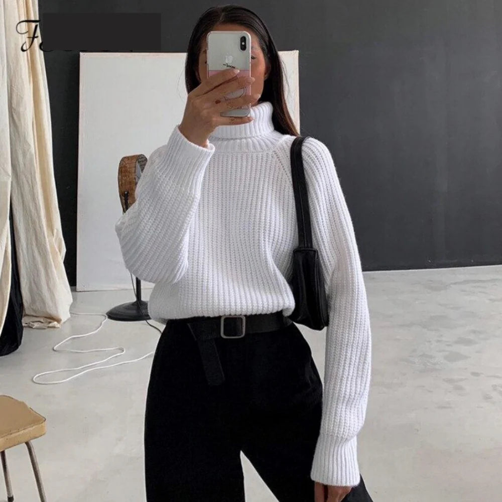 Pull Turtleneck Fiona – Élégance et Confort