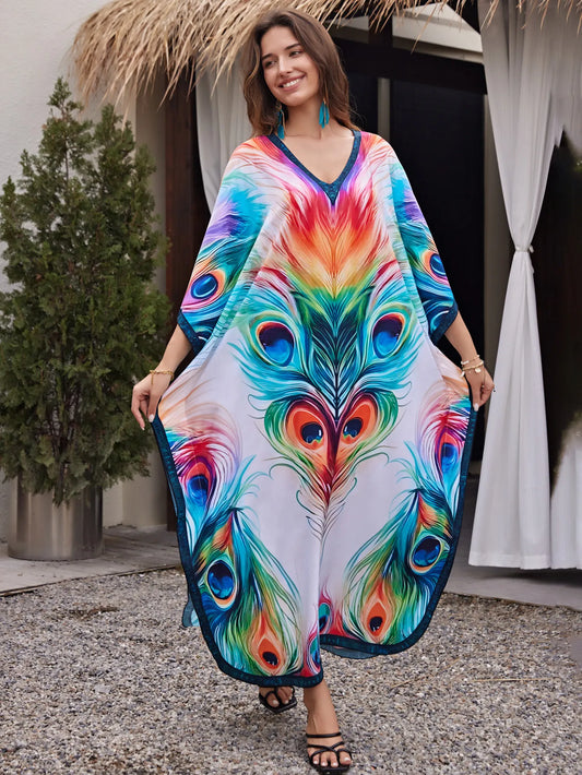 Robe Tropicale en Fibre de Bambou