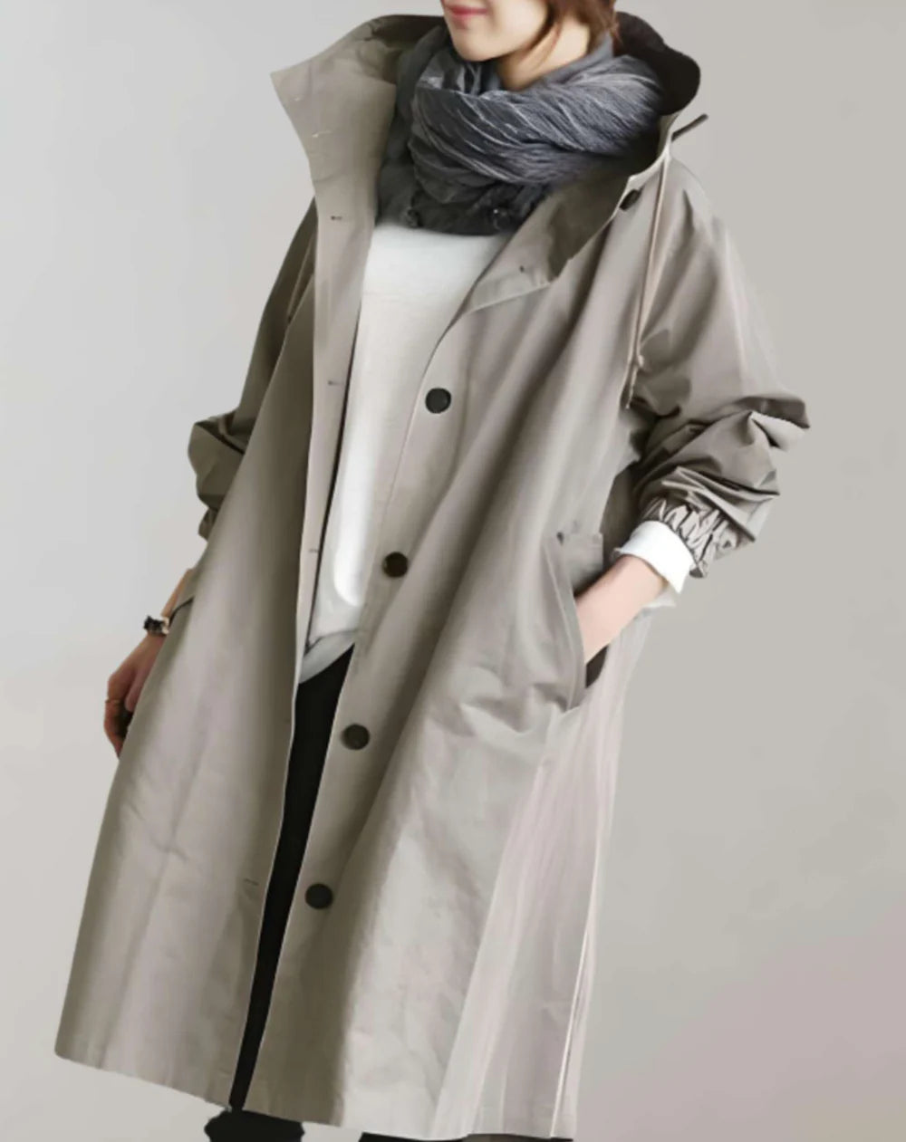 Trench-Coat Darce avec Capuche