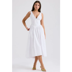 Robe Longue avec Taille Cintrée