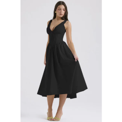 Robe Longue avec Taille Cintrée