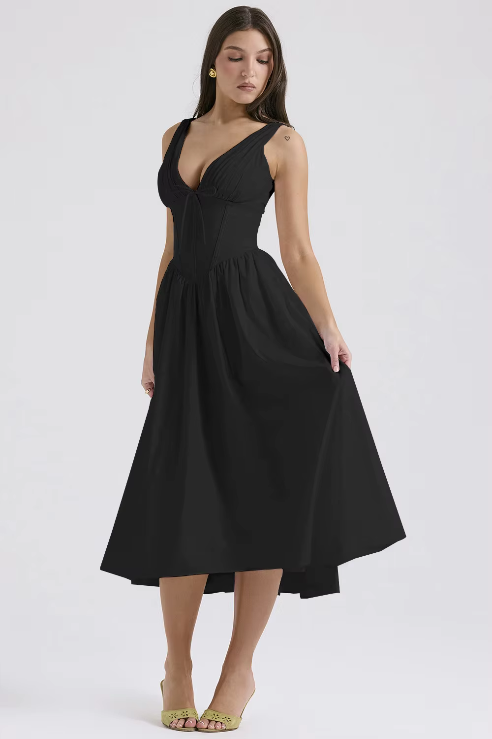 Robe Longue avec Taille Cintrée