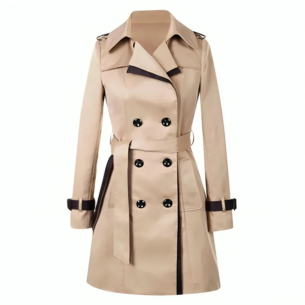 Zara Trench-Coat Long Élégant pour Femmes