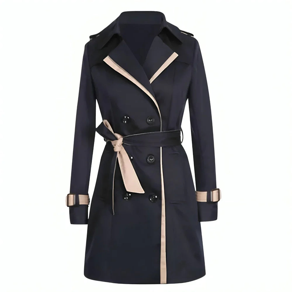 Zara Trench-Coat Long Élégant pour Femmes